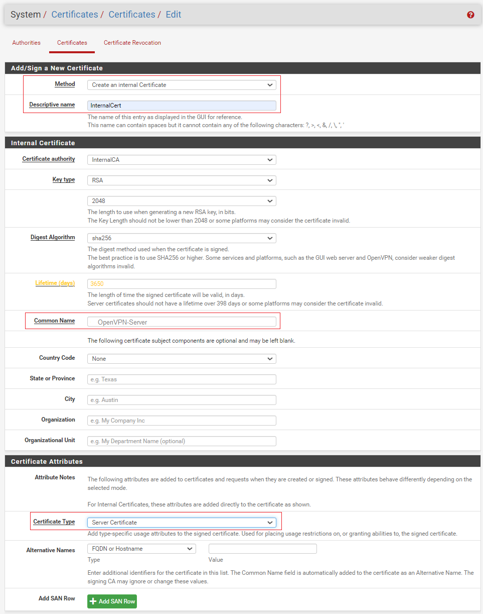 pfsense-server-certificate
