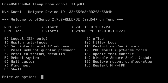 vnc-pfsense-menu